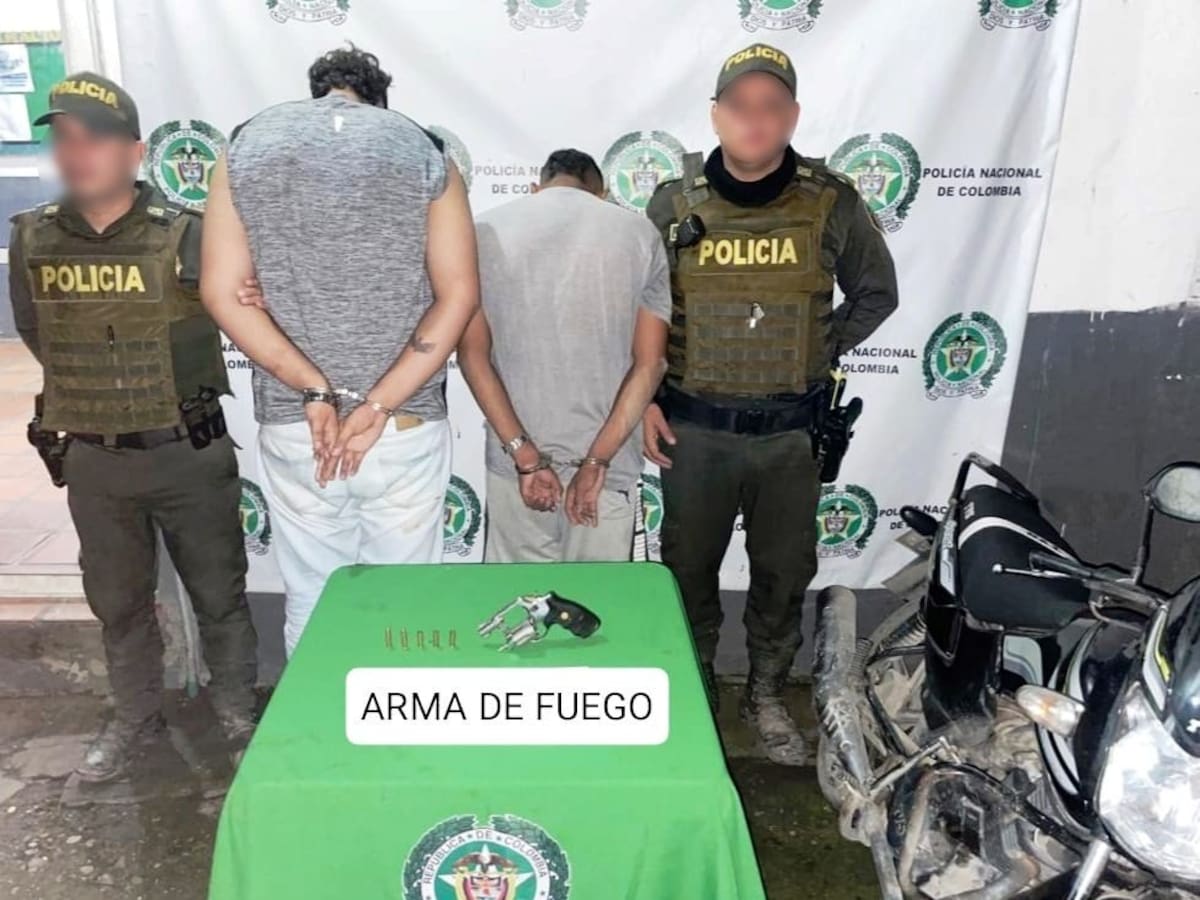 En el barrio El Pozón fueron capturados presuntos sicarios