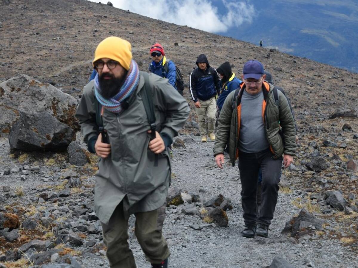 UNGRD y Servicio Geológico Colombiano visitaron el volcán Puracé en Cauca