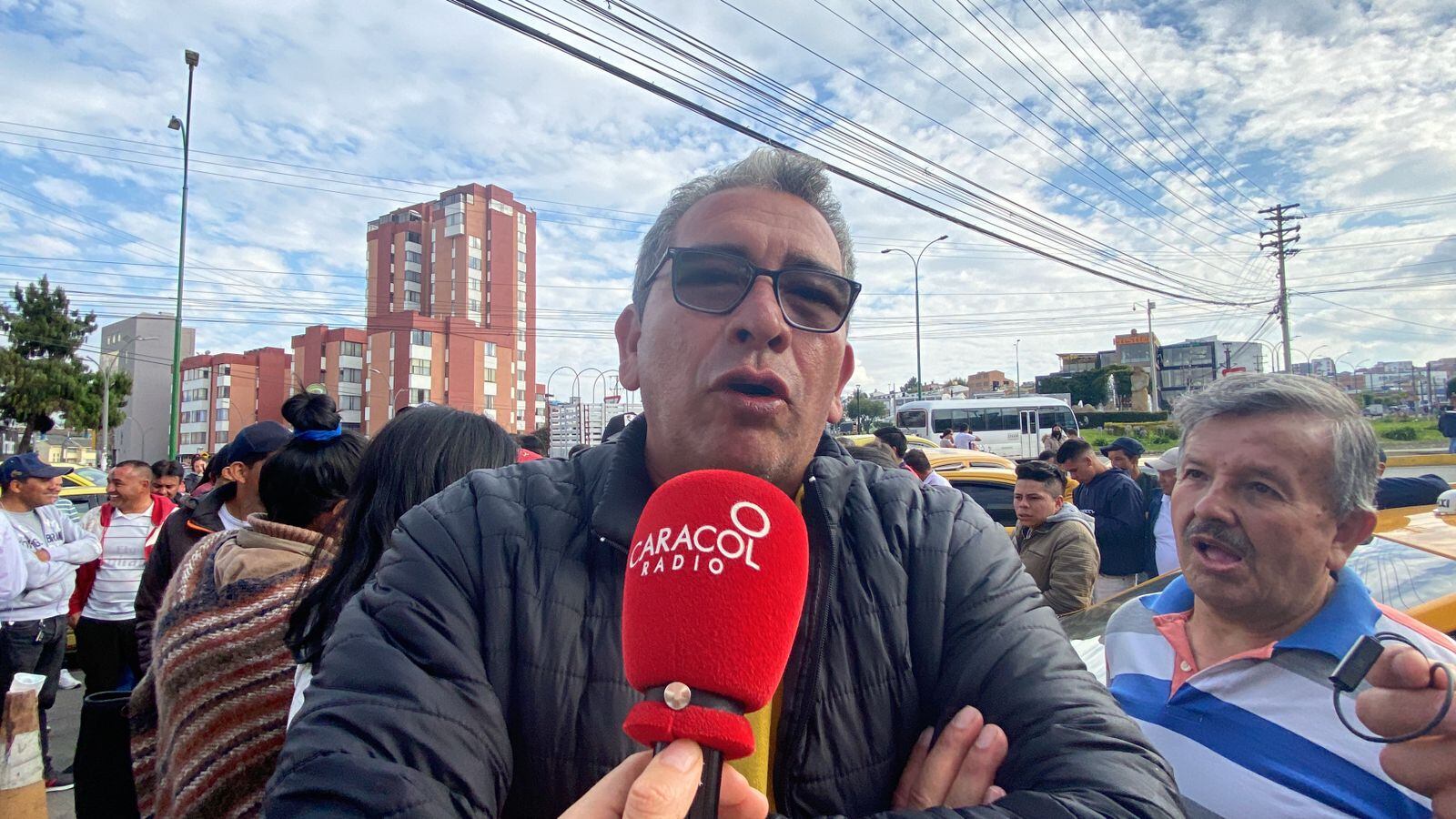 Efrén Fiallo Vocero taxistas Tunja