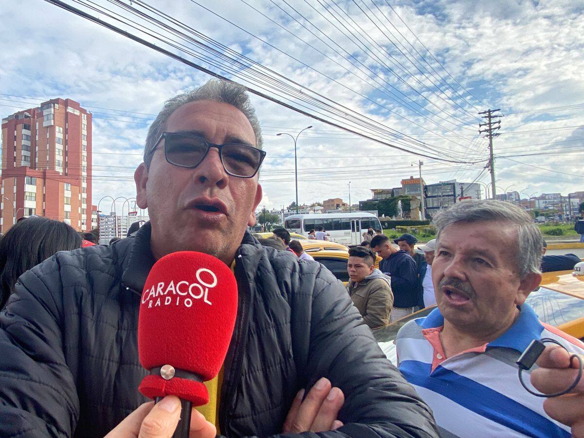 Taxistas en Tunja piden libertad de dos compañeros que fueron detenidos