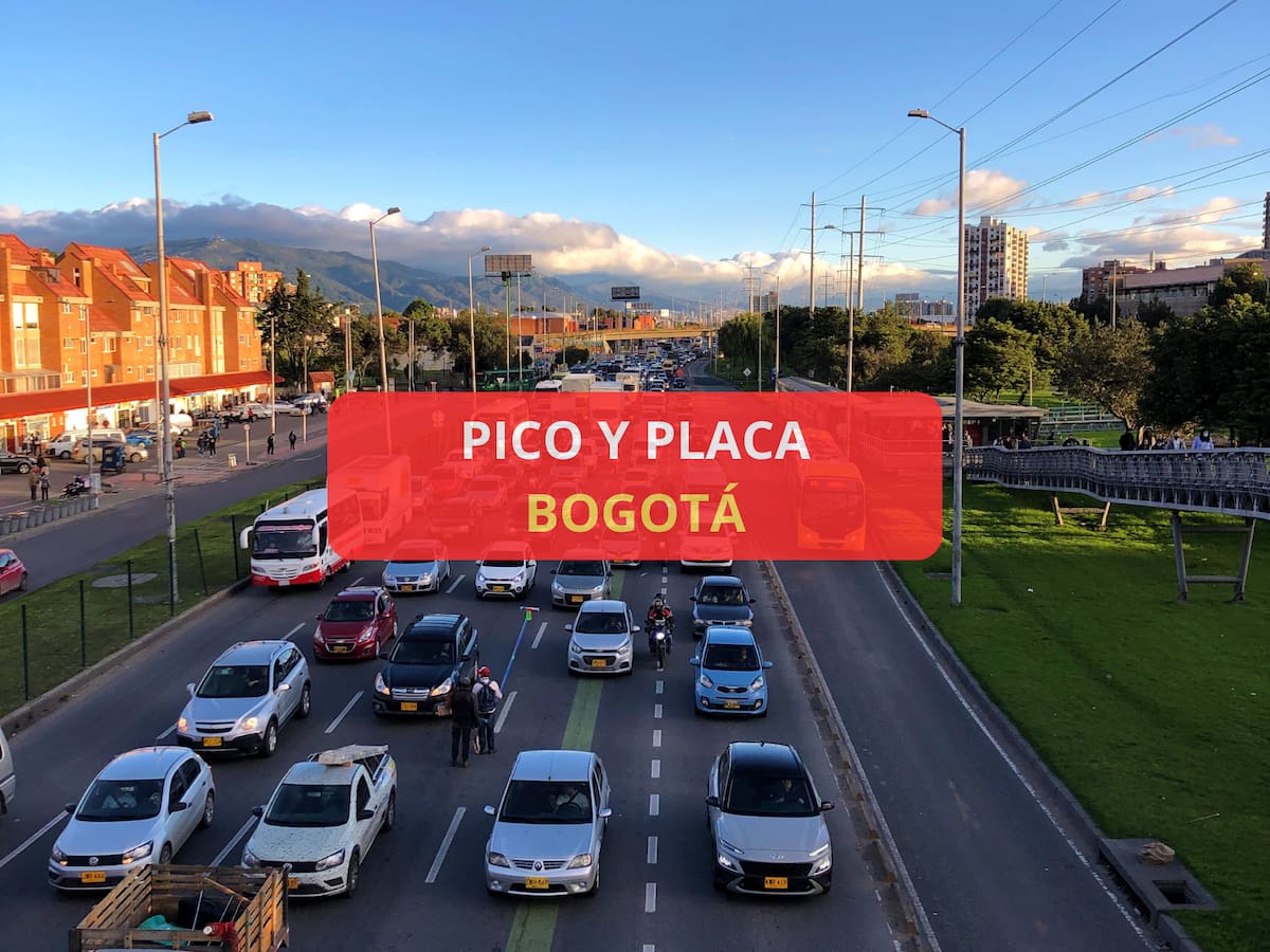 Pico y placa en Bogotá: números con restricción el 19, 20, 21, 22 y 23 de mayo de 2025