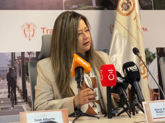 Ministra de Transporte Maria Fernanda Rojar - Foto: Alisson Torres