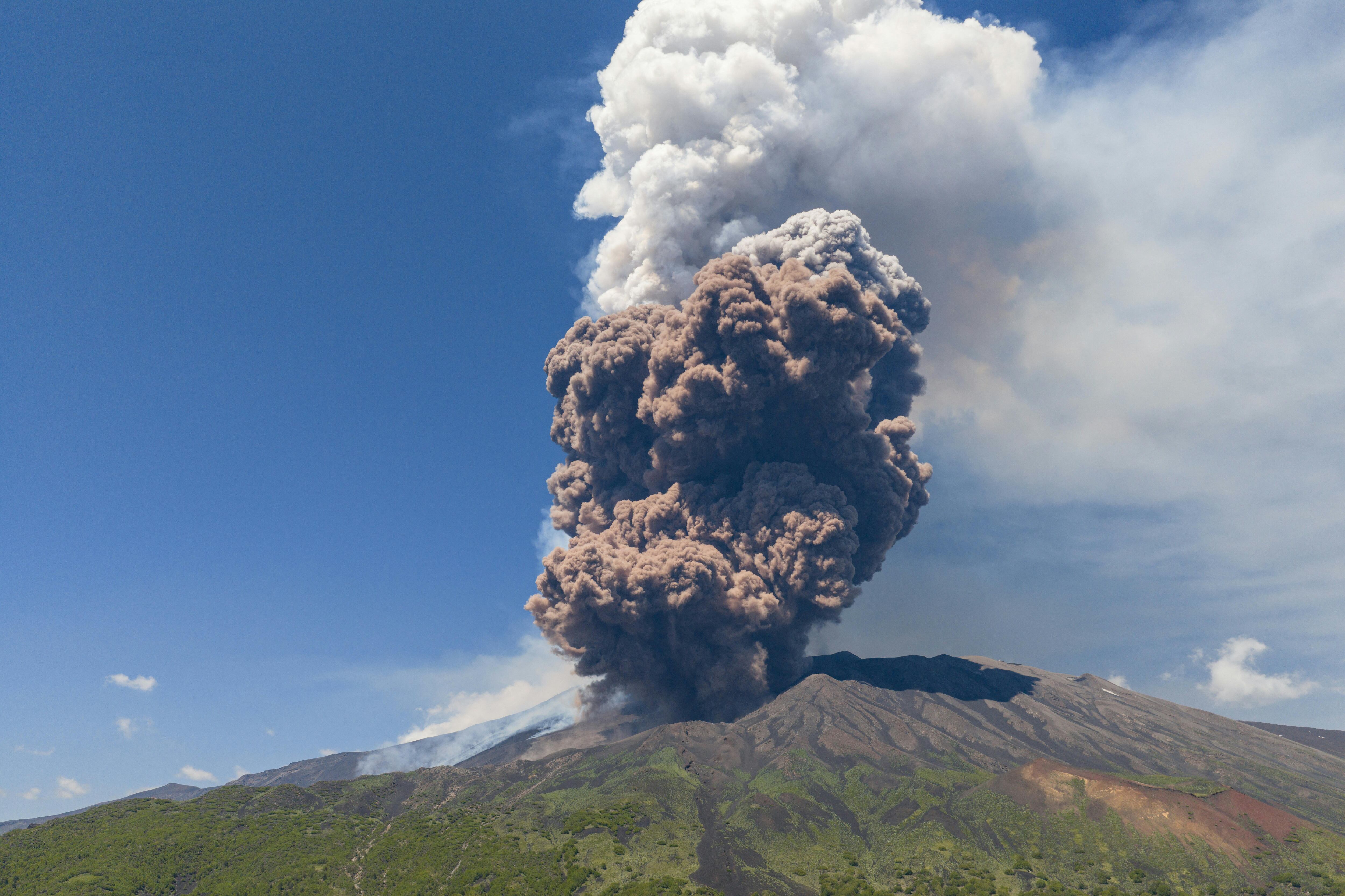 Volcán Etna (Photo by Giuseppe Distefano / AFP).
