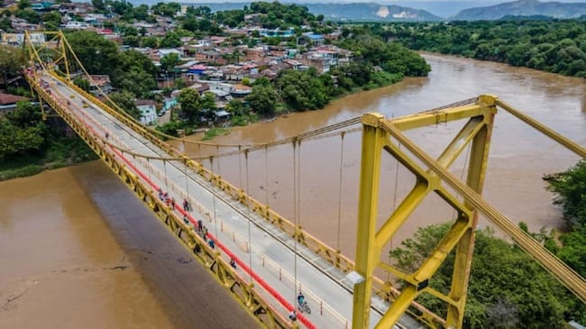 Puente Mariano Ospina Pérez en Flandes, Tolima