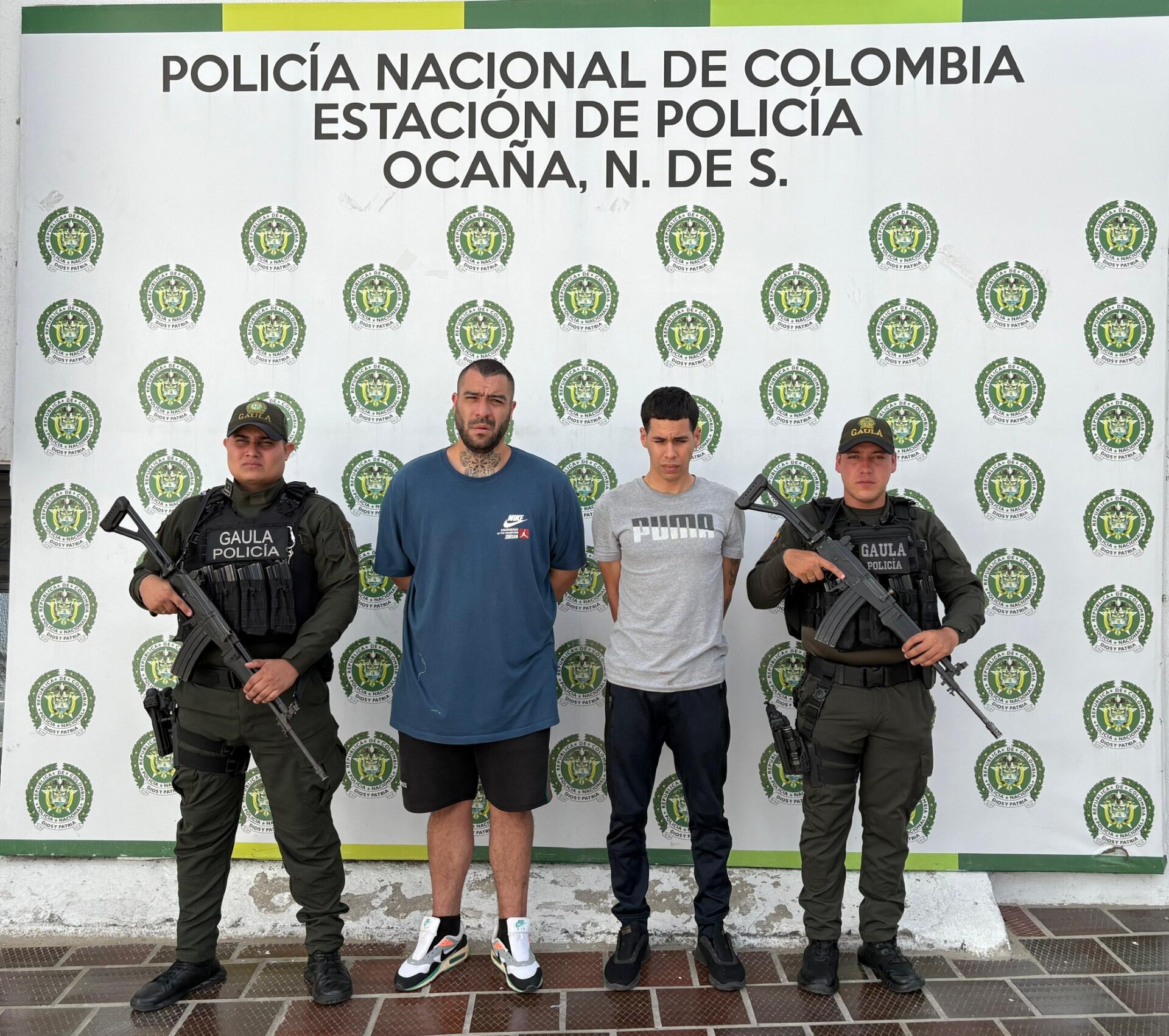 Capturan presuntos extorsionistas que se hacían pasar como miembros del Epl / Foto Policía Nacional