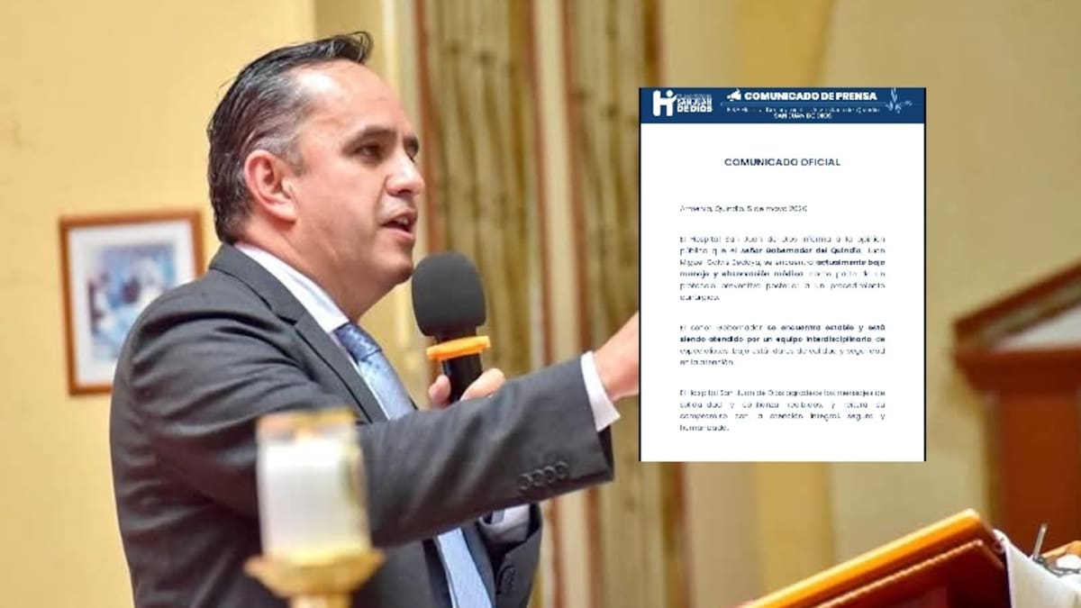 Hospitalizado el gobernador del Quindío, Juan Miguel Galvis