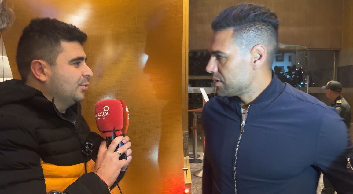 Falcao en diálogo con Caracol Radio / Caracol Radio.