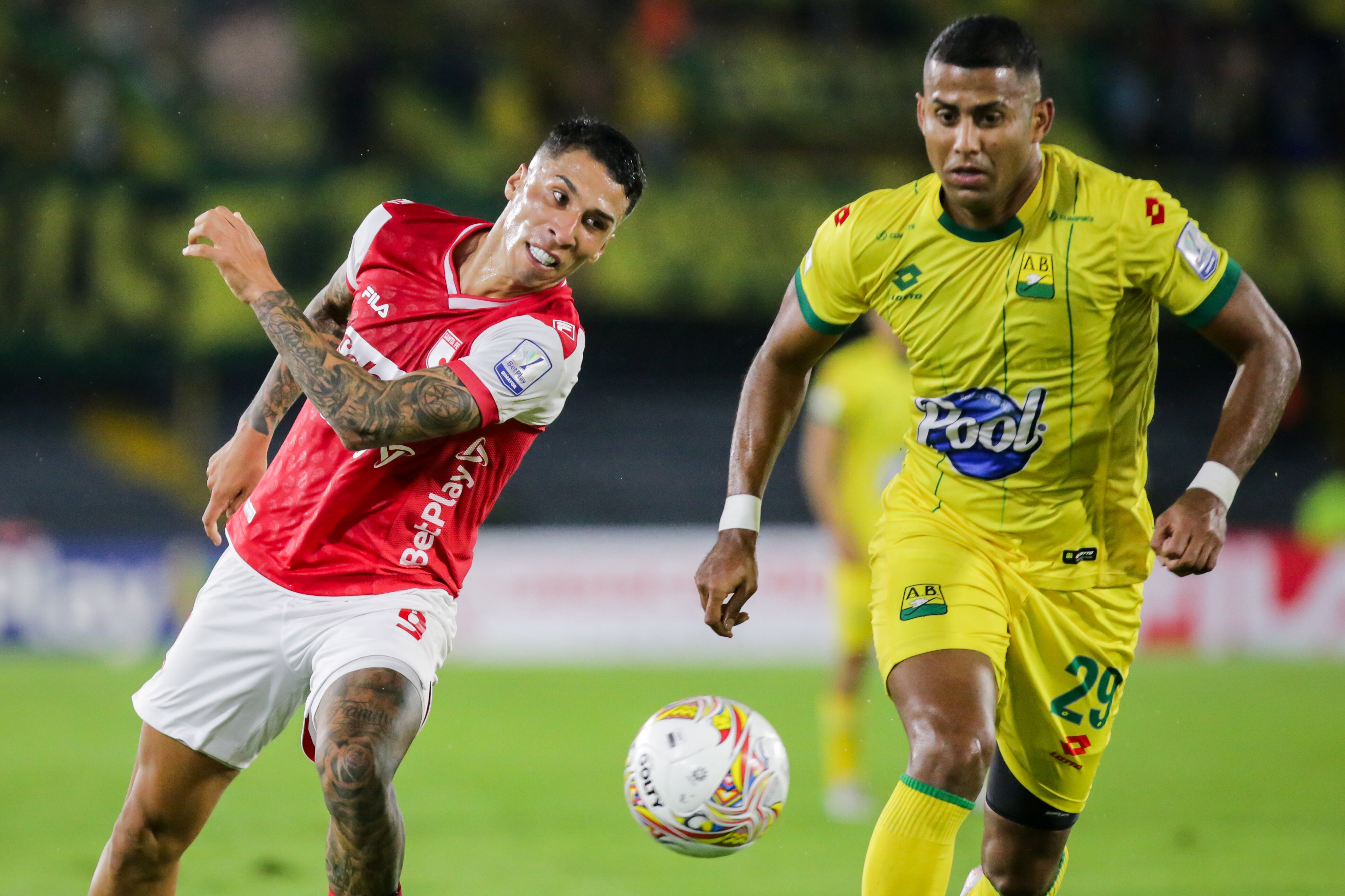 Bucaramanga vs. Santa Fe. Foto: Colprensa.