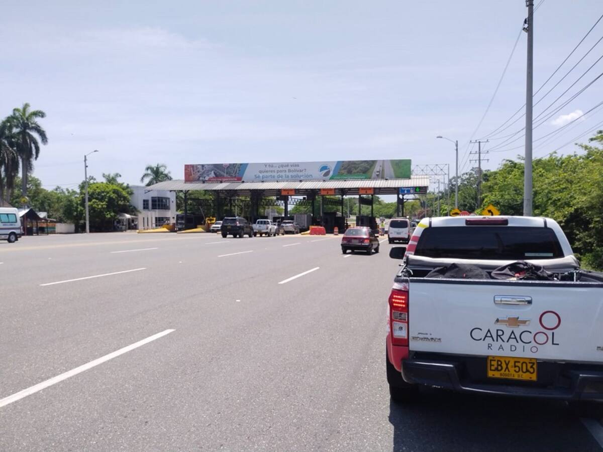 Protestas en peaje de Turbaco se reanudarán el próximo viernes si no hay decisión de fondo
