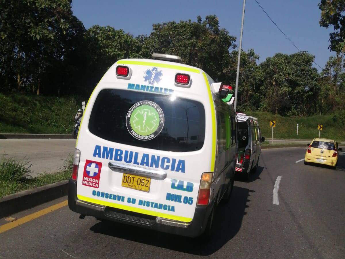 Un muerto y otro herido, dejó un grave accidente en la Panamericana, Manizales