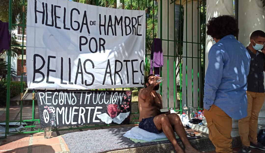 Huelga en Bellas Artes
