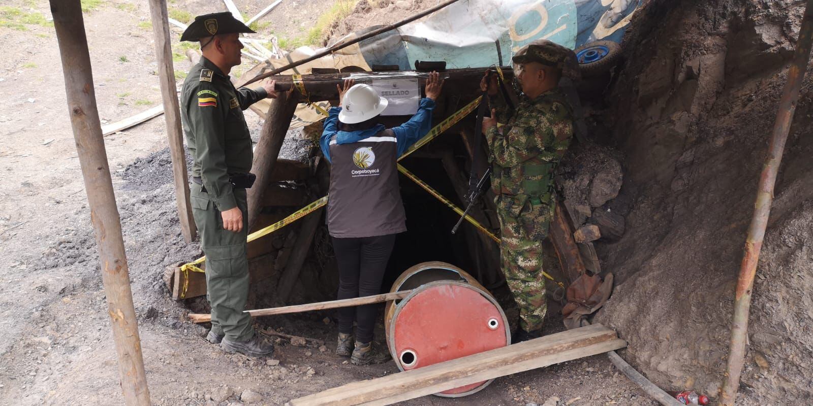 Minería ilegal en zona de páramo