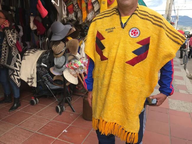 En Boyacá se fabrica la ruana de la Selección Colombia