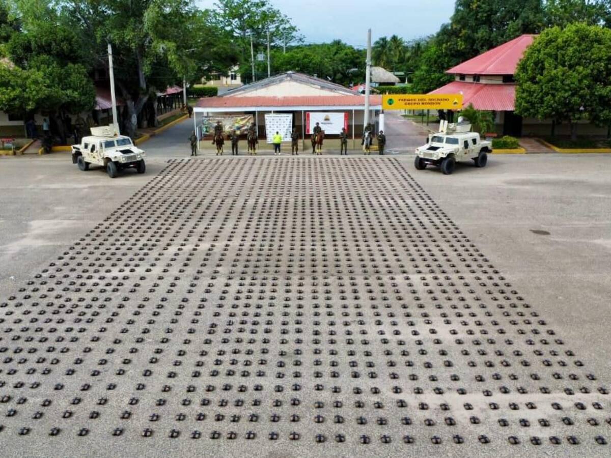 Incautan una tonelada de marihuana en La Jagua del Pilar, La Guajira