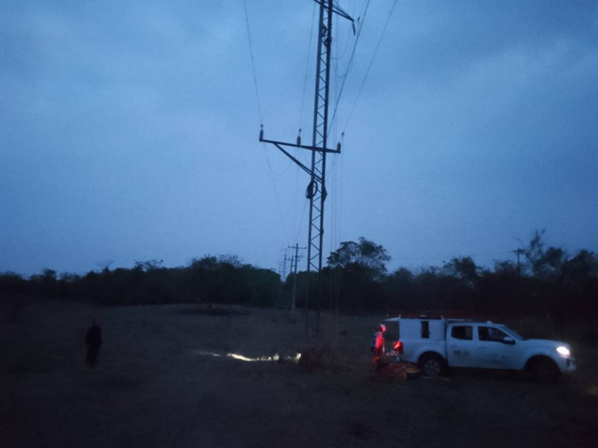 Nuevo caso de hurto de redes dejó sin luz a cuatro poblaciones del norte de Bolívar