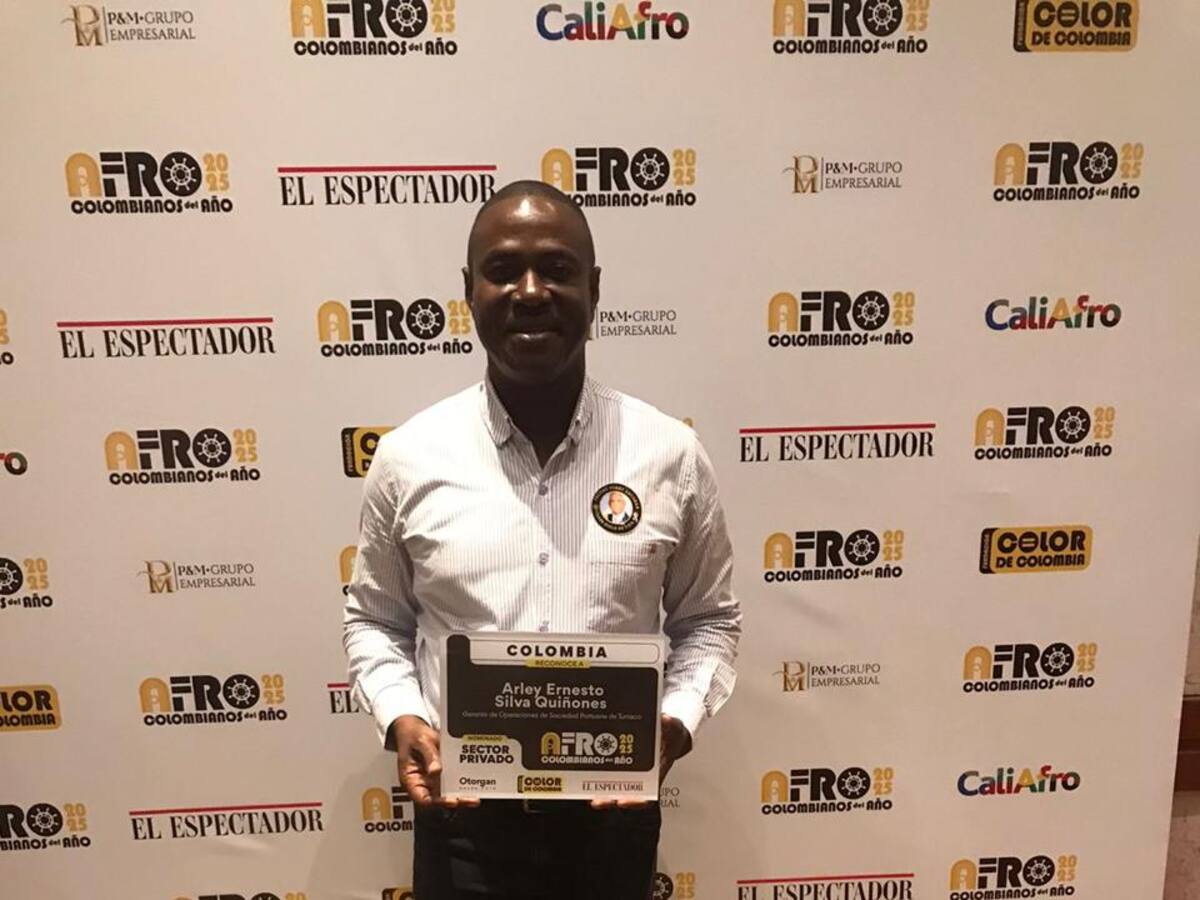 Tumaqueño fue reconocido en los premios ‘Afrocolombiano del año 2025’