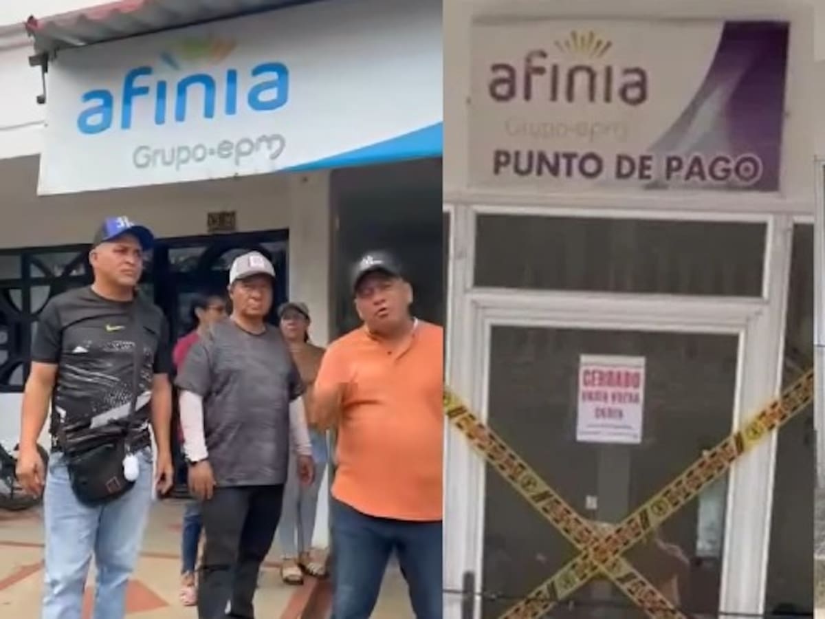 Comunidad soldó las puertas de Afinia en Santa Rosa del Sur tras cansancio por constantes apagones