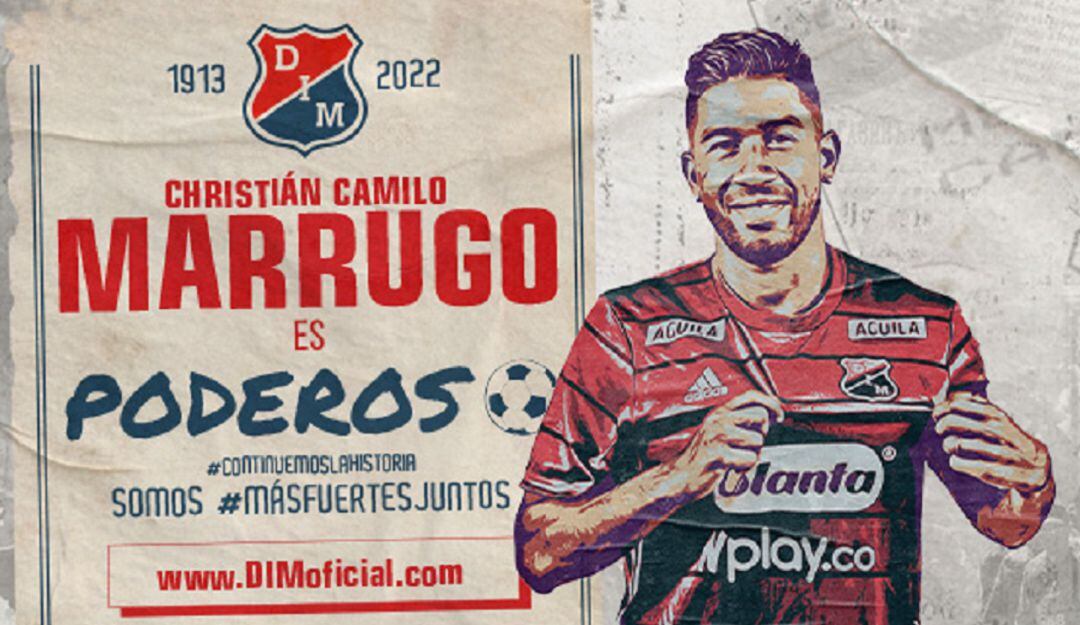 Anuncio oficial del regreso de Christian Marrugo