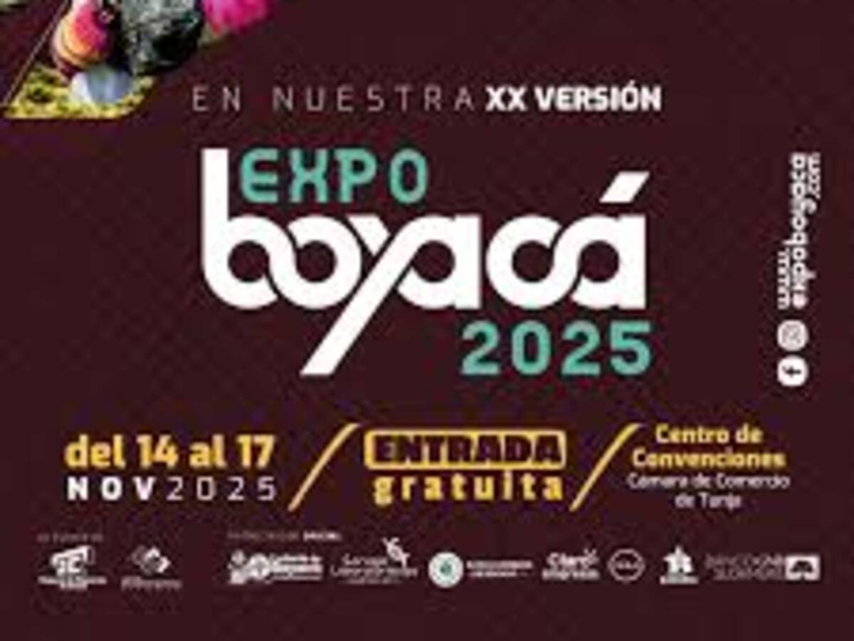 Inicia ExpoBoyacá donde se reunirán a más de 150 empresas