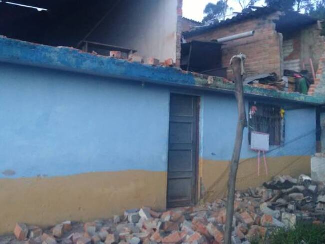 Daños provocados por sismo en Pasto