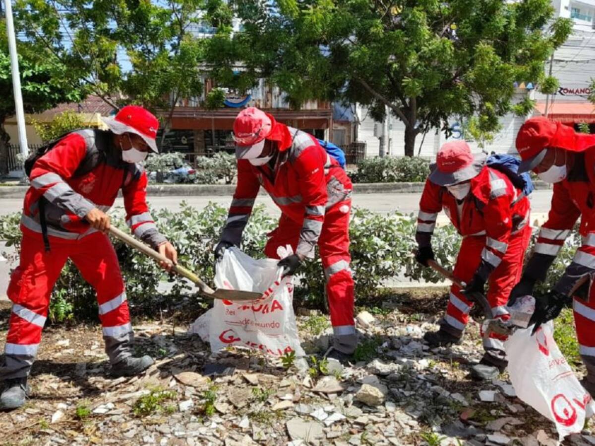 "Mi Avenida Limpia" de Veolia recolectó residuos en la Pedro de Heredia