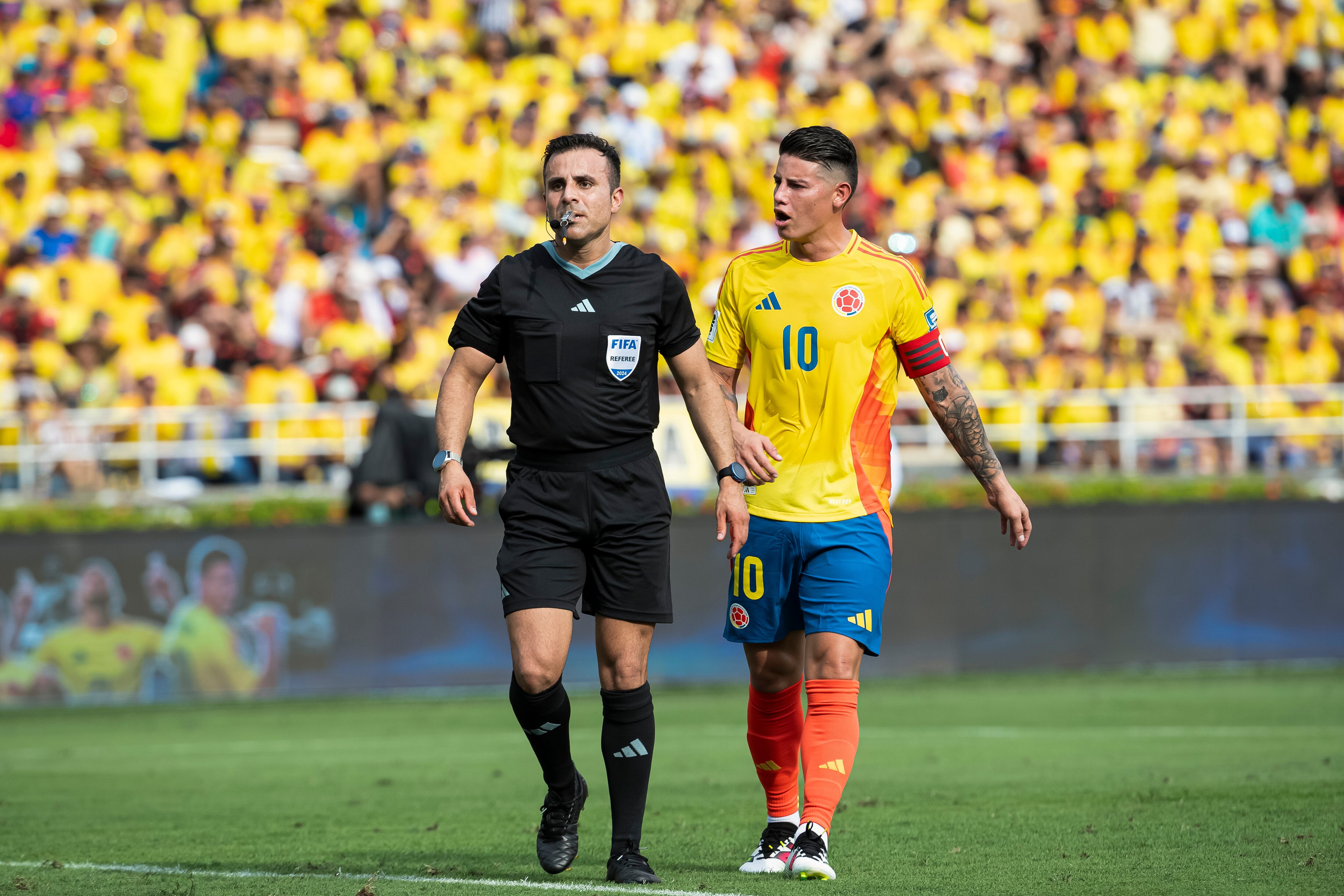 Colombia vs. Argentina por eliminatorias - Getty Images