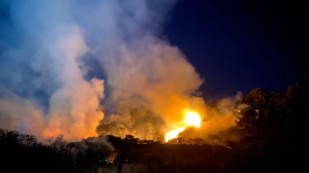 Incendio cerca a conjuntos residenciales en Soacha: habitantes tuvieron que evacuar