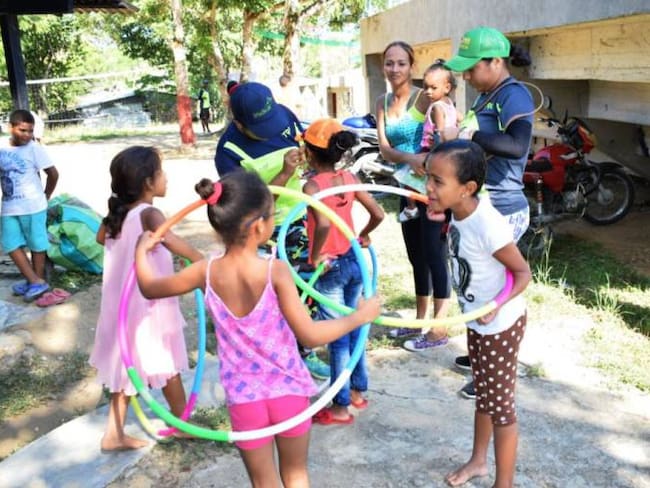 Más de 400 niños disfrutan de jornadas deportivas y recreativas en Arjona Bolívar