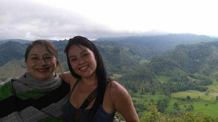 María Irma Valderrama, madre de la menor