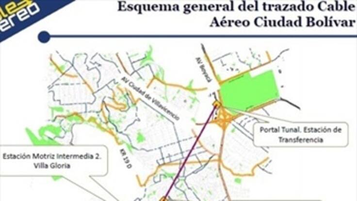 IDU abrió licitación para el cable aéreo de Ciudad Bolívar