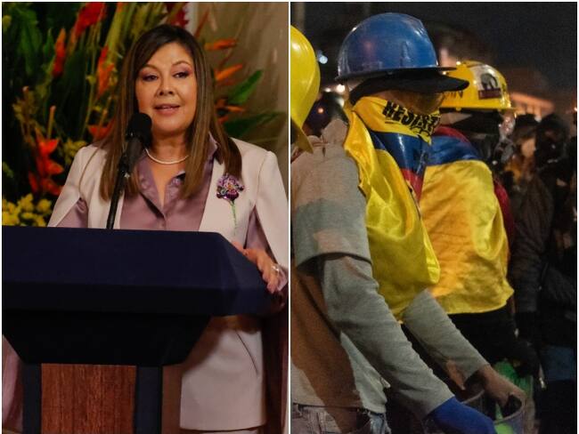 El ministro de Justicia, Néstor Osuna, espera pronta respuesta de la Fiscalía General (a cargo de Luz Adriana Camargo), para libertad de miembros de 'Primera Línea'.