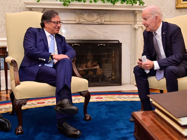 Gustavo Petro y Joe Biden | Foto: W Radio