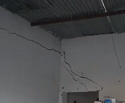 Al menos 12 viviendas presentan daños tras obras vial en el barrio Aeropuerto de Cúcuta. / Foto: suministrada.
