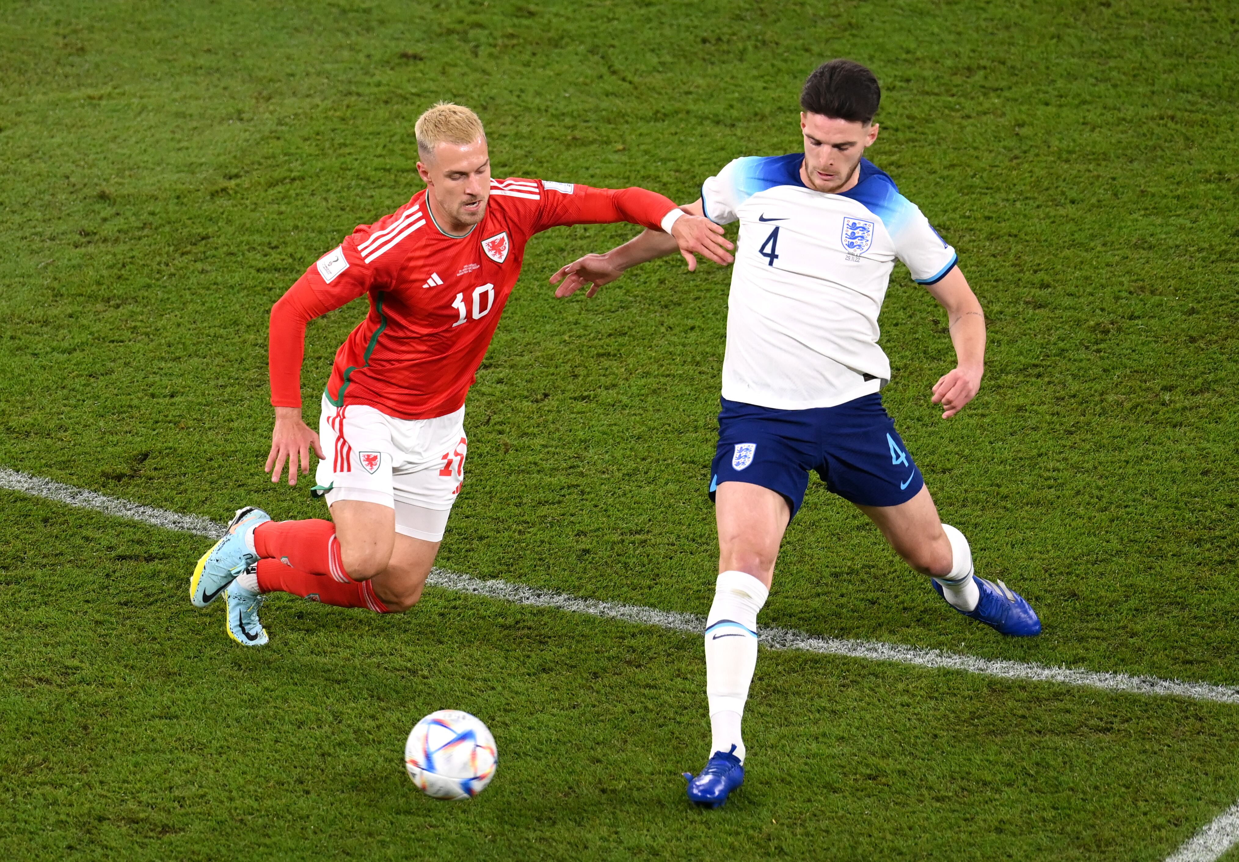 Duelo entre Ingalterra y Gales. (Photo by Stu Forster/Getty Images)