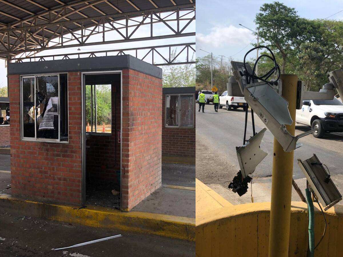 Ataque a peaje Pasacaballos: Concesión Autopistas del Caribe hace señalamientos