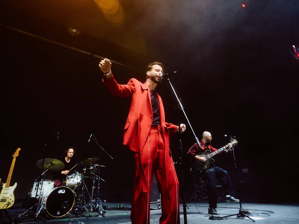 Giorgio Siladi, fue el telonero del exitoso concierto de Reik en Bogotá