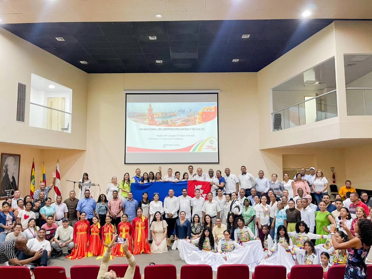 Conmemoración del Día Nacional de la Libertad Religiosa y de Culto en Cartagena