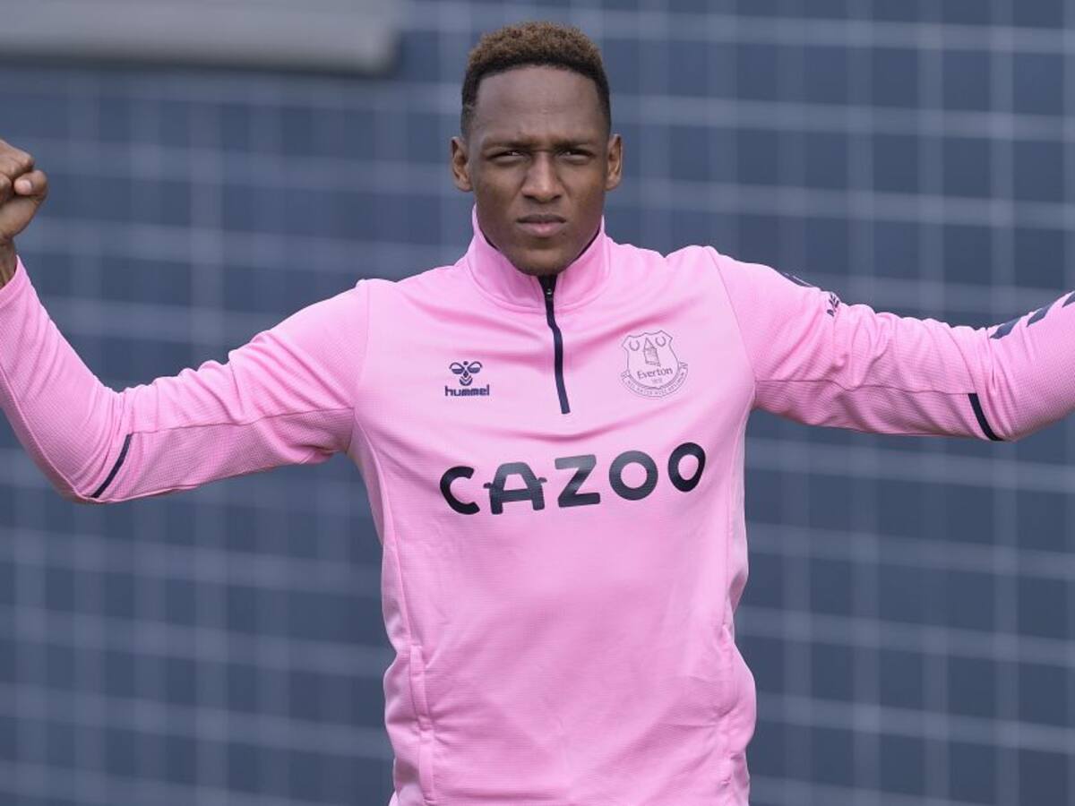 Yerry Mina volvió a entrenamientos con el Everton