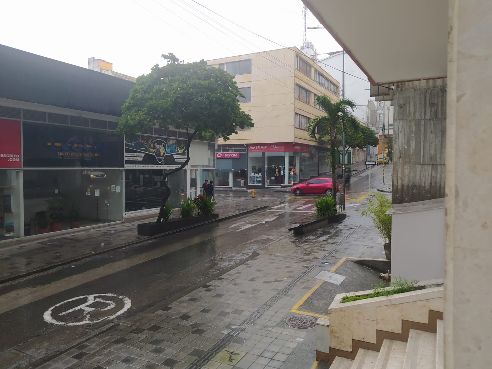 Lluvias en centro de Armenia- Vanessa Porras