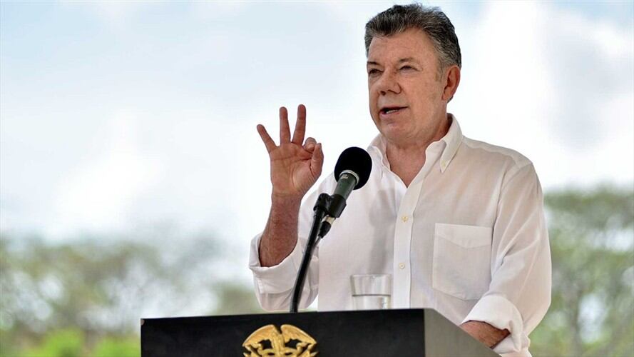 Juan Manuel Santos, presidente de Colombia. Foto: Colprensa