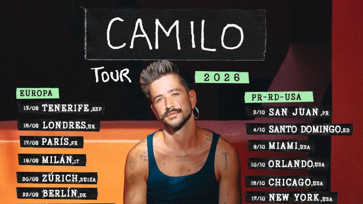Camilo anuncia su gira mundial más ambiciosa: “Camilo Worldwide Tour 2026”