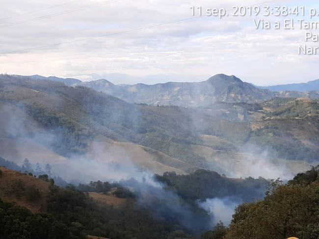 79 incendios forestales en los últimos 40 días en Pasto