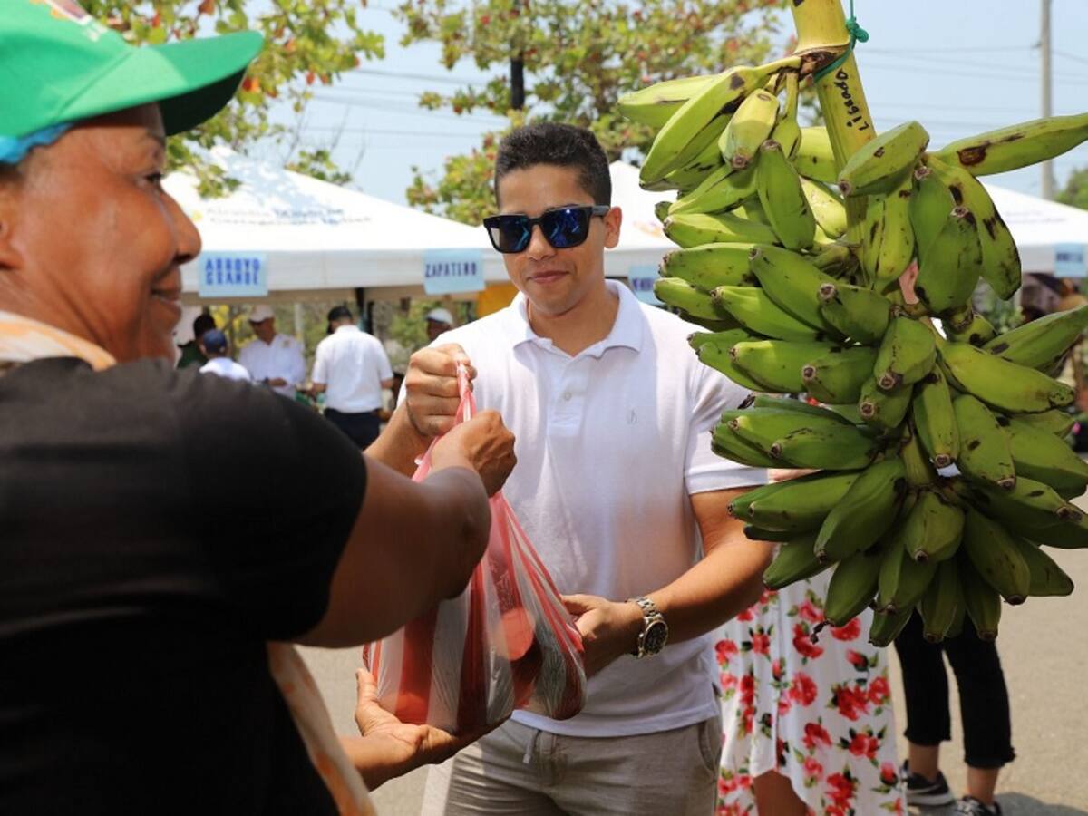 Más de 17 millones en ventas deja doble Mercado Campesino en Cartagena