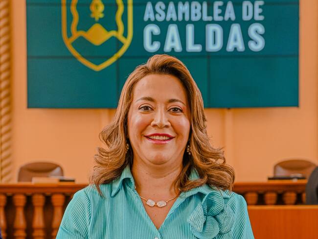 María Isabel Gaviria, Presidente de la Asamblea de Caldas - fotografía suministrada