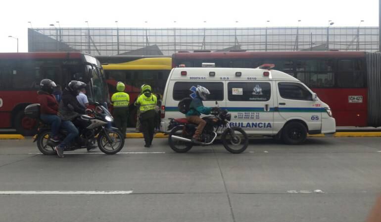 Accidente Transmilenios