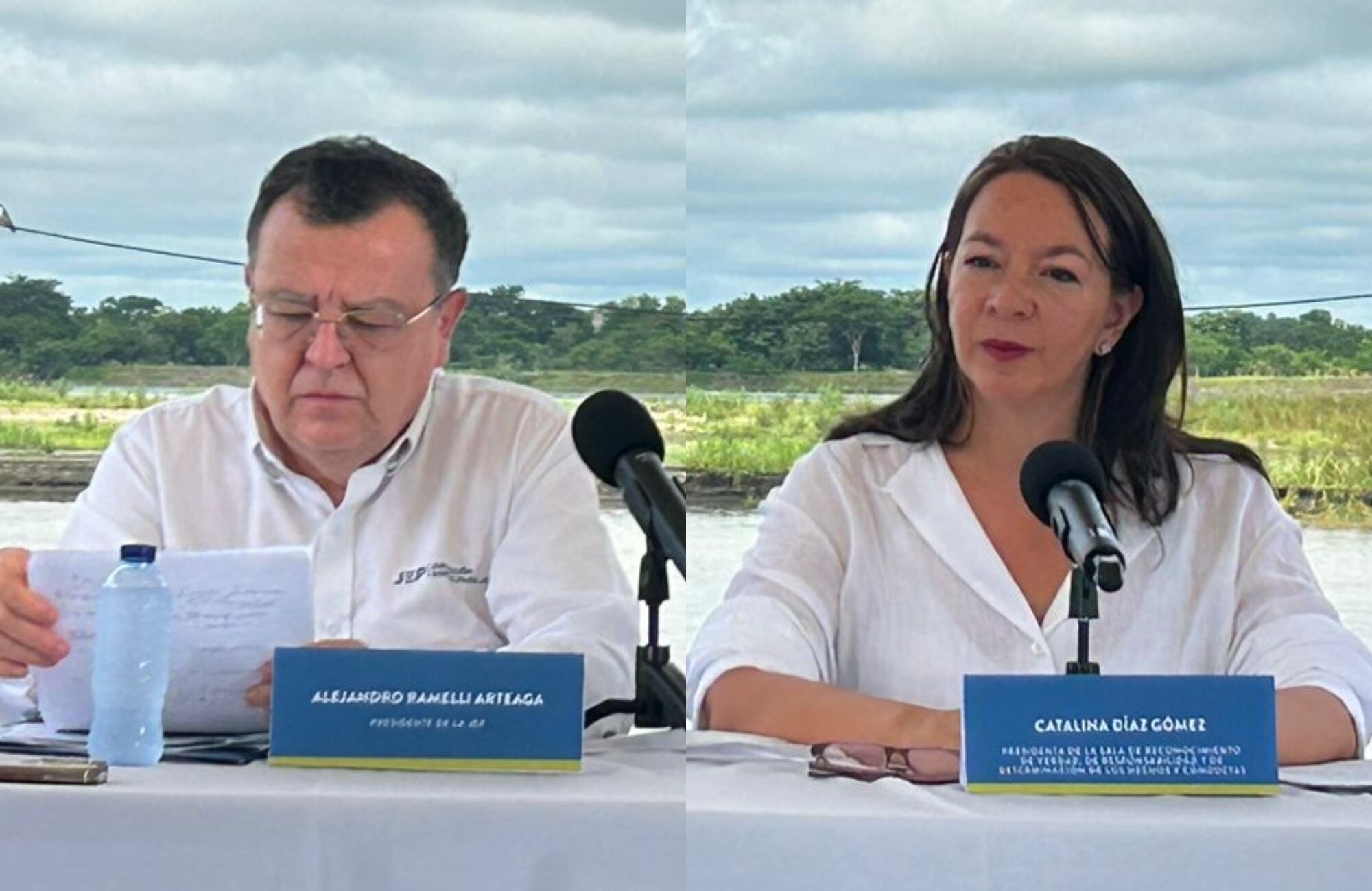 Alejandro Ramelli y Catalina Díaz. Foto: Caracol Radio