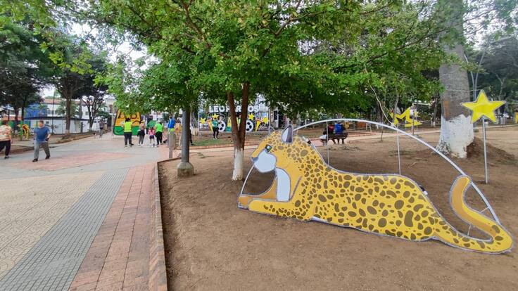¡El colmo! se están robando las figuras navideñas de los parques de Bucaramanga