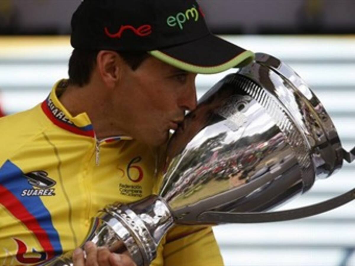 Óscar Sevilla, campeón de la Vuelta a Colombia