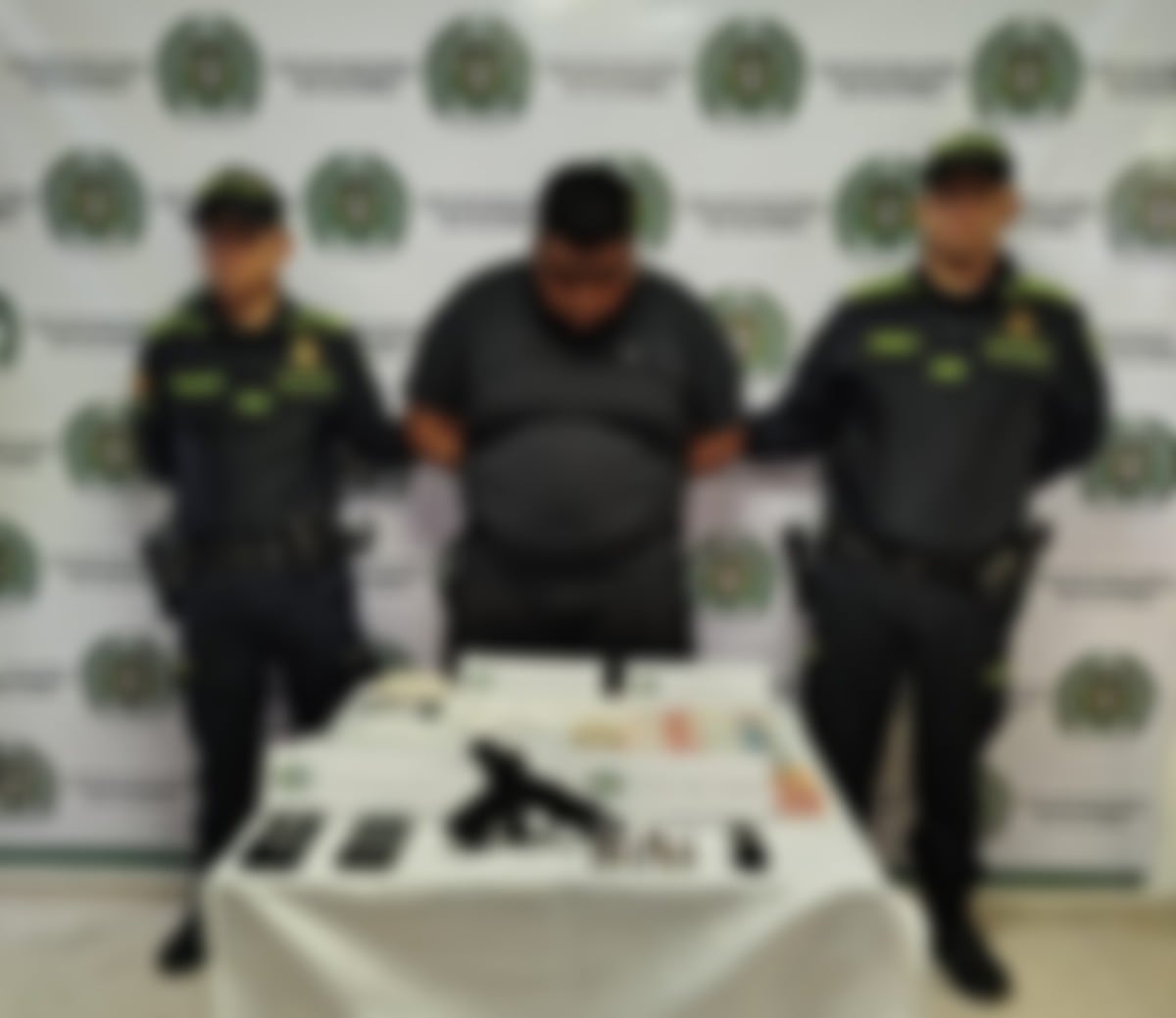 Capturado alias Gordo. // Policía Metropolitana de Cartagena