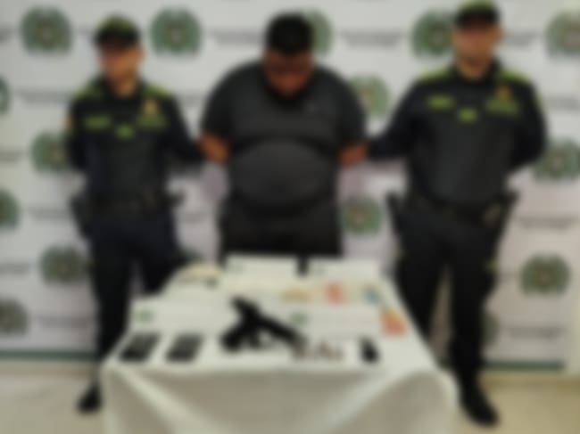 Capturado alias Gordo. // Policía Metropolitana de Cartagena